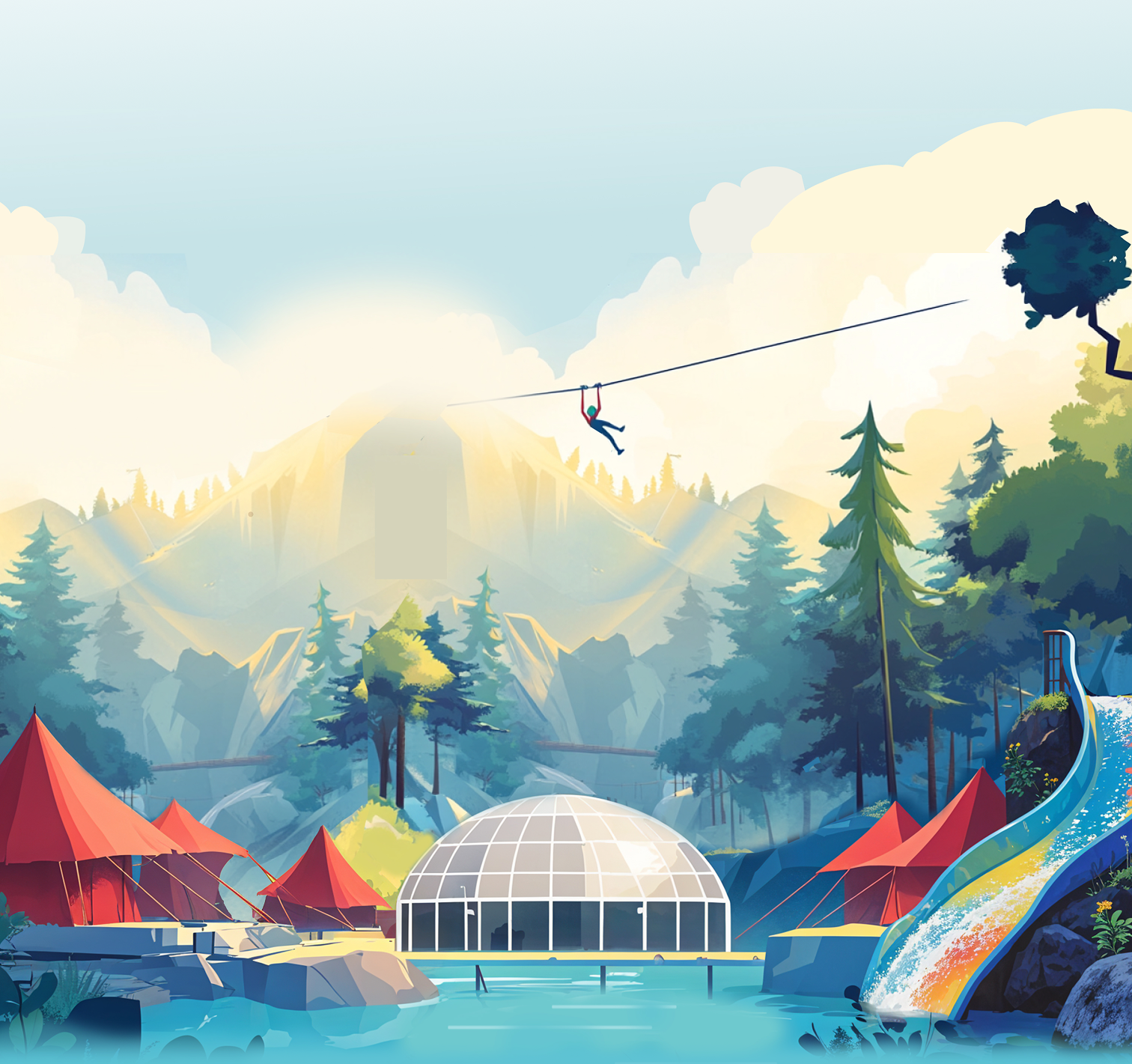 Private Pool Dome